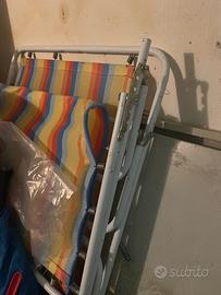 Sdraia pieghevole mare/giardino