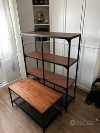 Coppia di mobili stile industriale