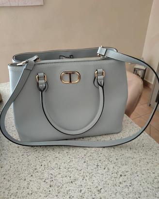 borsa azzurra twins set