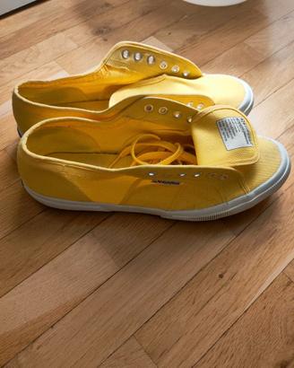 Scarpe Superga gialle 45