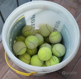 Palline da tennis usate