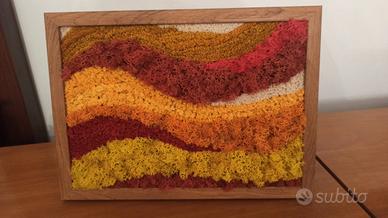 Quadro vegetale muschio