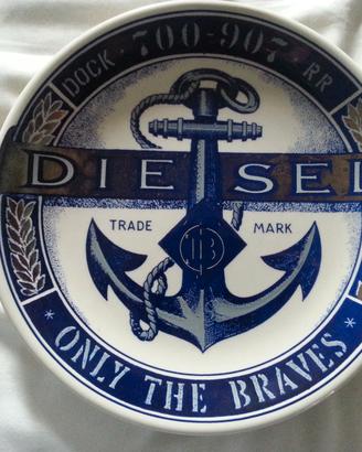 Piatto ceramica Diesel a tiratura numerata,firmato