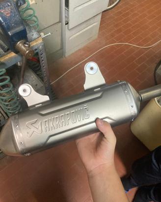 scarico akrapović ktm sx  husqvarna  125 2023-2026