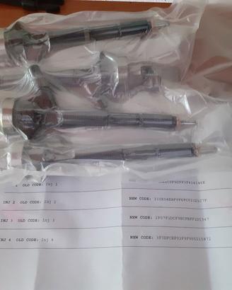 INIETTORI DENSO RIGENERATI OPEL ASTRA J 1.7  