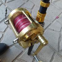 canna da pesca e mulinello