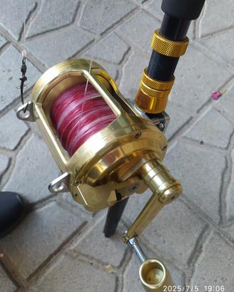 canna da pesca e mulinello