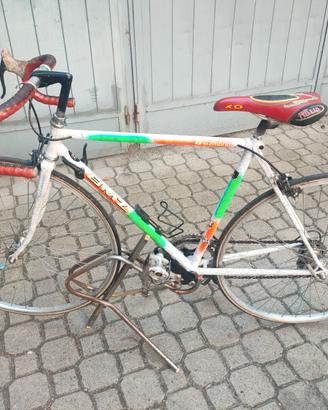 Bicicletta da corsa BMZ bici cerchi Nisi e Shimano
