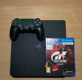 PS4 SLIM + GRAN TURISMO SPORT