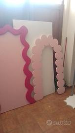 Allestimento in polistirolo per feste di compleann