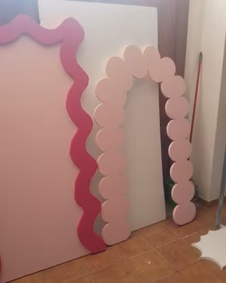 Allestimento in polistirolo per feste di compleann