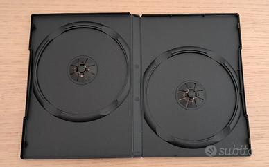 Custodia porta CD/DVD doppio mai utilizzato