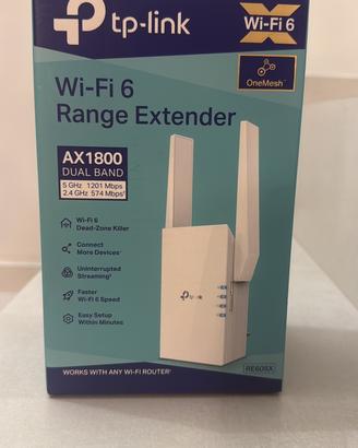 RE605X - Range Extender Wi-Fi 6 Dual Band AX3000