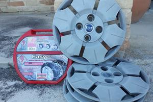 4 Cerchi in ferro 13" + catene