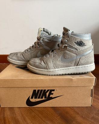 Jordan 1 comfort zoom grigie
