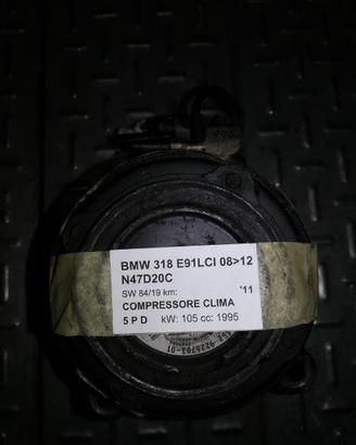 Compress clima BMW 318 E91LCI 1995cc diesel 2011