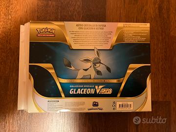 Scatola carte Pokémon Glaceon V Astro