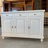 Credenza in legno nuova bianca