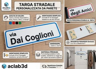 Targa via dai "coglio.."