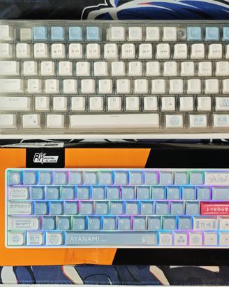 Tastiera meccanica + Keycaps Evangelion