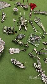 Miniature in argento 800 vintage