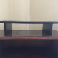 Porta tv console legno nero