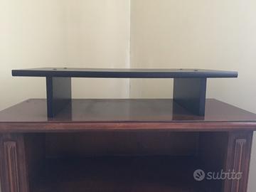 Porta tv console legno nero
