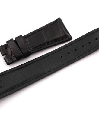 Cinturino IWC Pelle Alligatore Nero 20mm Deployant