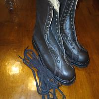 anfibi militari nuovi in pelle