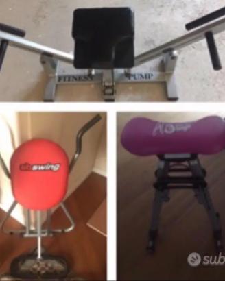 Lotto 6 attrezzi palestra salvaspazio - IN SCONTO