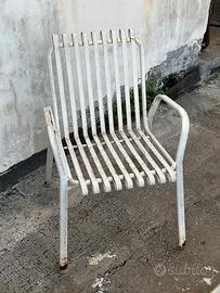 Sedia in ferro terrazza / Giardino da restaurare