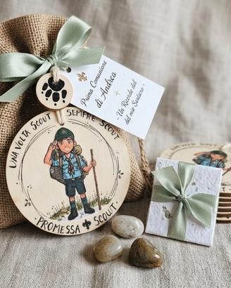 boy scout comunione bomboniera