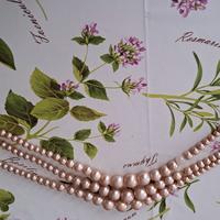 Collana in perle vintage rotta