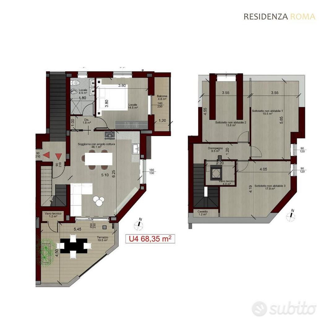 Apartment in Bruino, Tetti Griglio - Vista 6