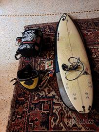Set completo da kitesurf