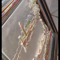 quadro specchio argento 