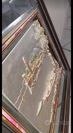 quadro specchio argento 