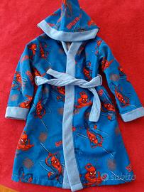 Accappatoio invernale bambino Spiderman 
