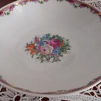 Piatto Limoges vintage rose porcellana 