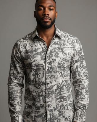 Camicia Altatensione Uomo M  Vintage Anni 90