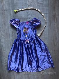Vestito Rapunzel carnevale travestimento