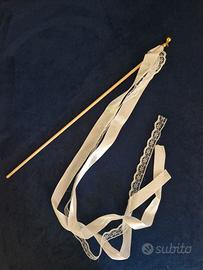 40 Bacchette decorative con nastrini e sonaglio