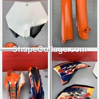 KIT PLASTICHE KTM SXF 250 2010 2008 EXC 4t 2007 20