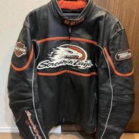 Giacca giubbotto pelle moto custom  Harley M