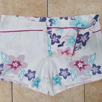 Pantaloncini da mare a fiori double-face
