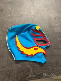 Maschera da Wrestling Professionale Blu e Rossa