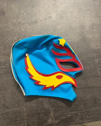 Maschera da Wrestling Professionale Blu e Rossa