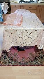 Tovaglia  rosa  acetata