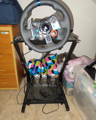 
  
Logitech G29 + supporto cockpit