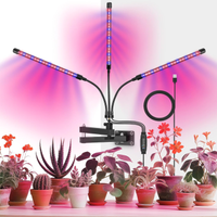 Lampada per piante da parete a 3 teste